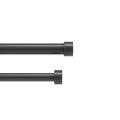 [1014402-111] Cappa Gardinen-Doppelstange 305–457 cm Schwarz