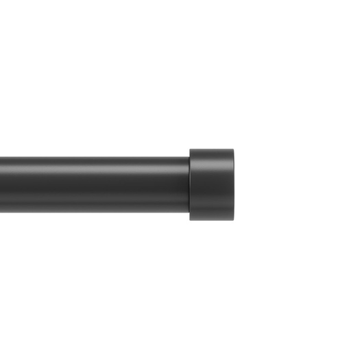 [1021410-038] Cappa Gardinenstange 168–305 cm Matt Schwarz