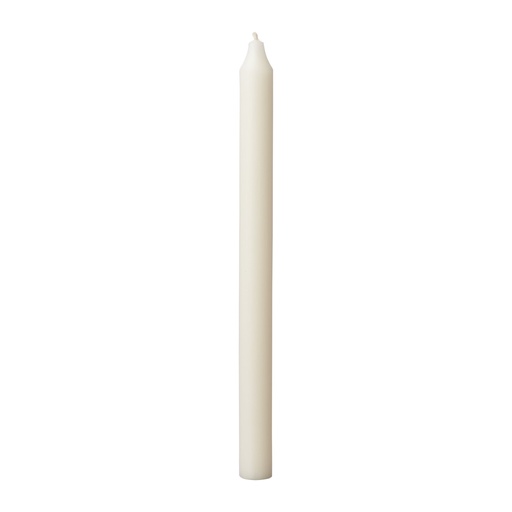 [509-290-27] RUSTIC Stabkerze Elfenbein D2,2xH28 cm