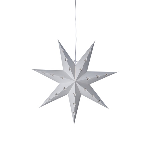 [UNI 760-443-10] Weihnachtsstern Weiß D60xD20 cm