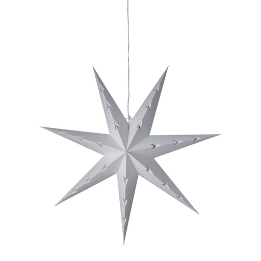 [UNI 760-444-10] Weihnachtsstern Weiß D75xD23 cm